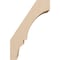 Ekena Millwork 5-inch W x 8-inch D x 12-inch H Balboa Rough Cedar Woodgrain TimberThane Knee Brace, Primed BRCUR05X08X12BOARCPR - alternate 5